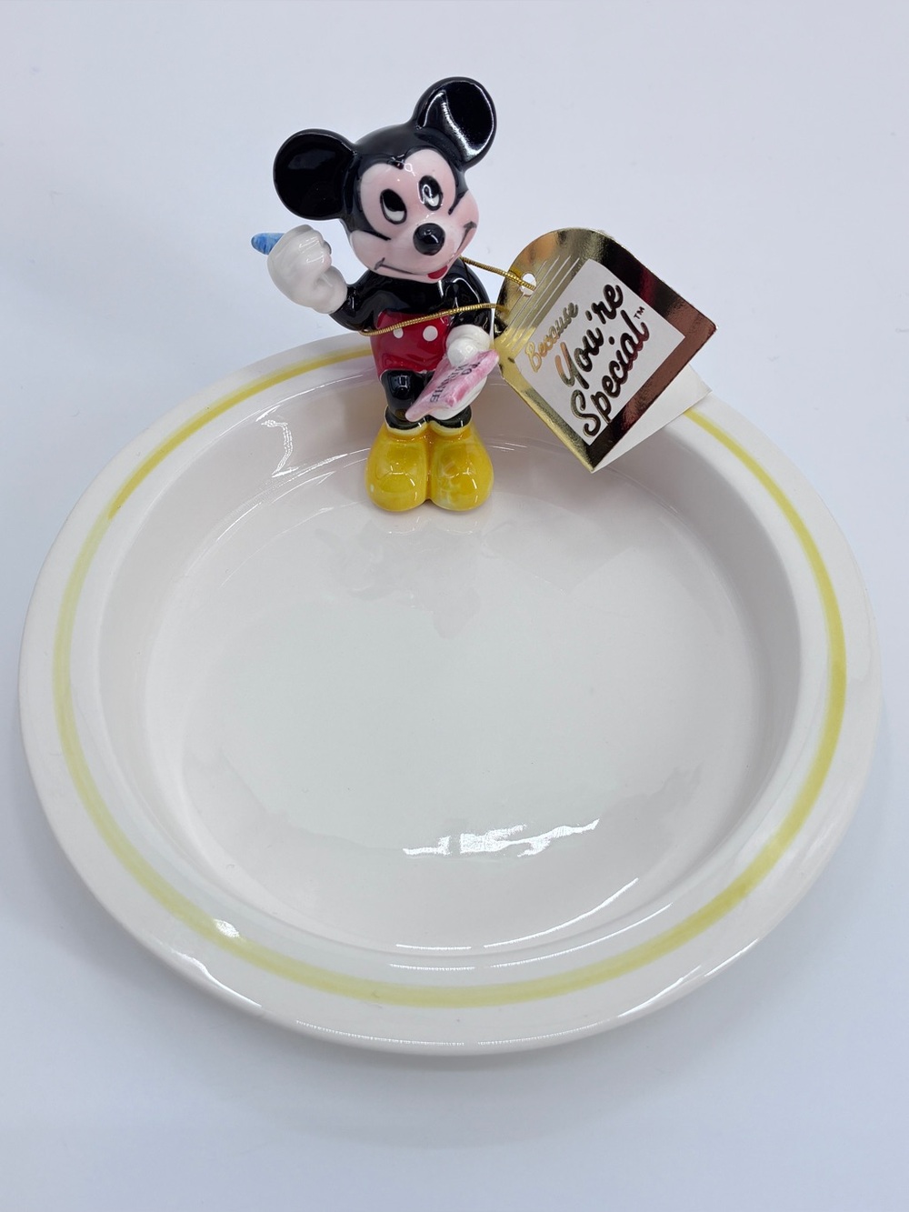 The Good Company Vintage Disney Mickey Mouse Ash Tray Trinket Plate